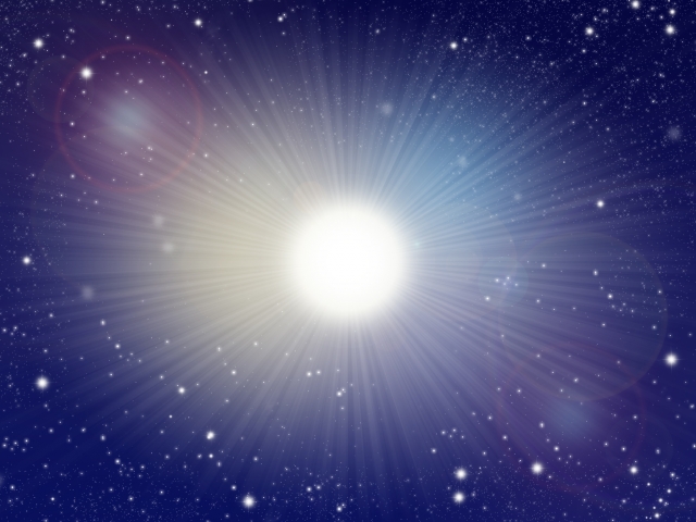 幻想的な光