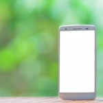 1台のスマートフォン
